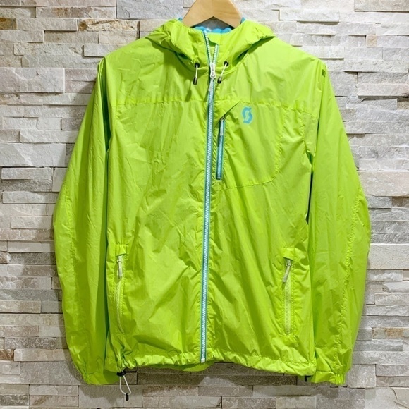 Scott Sports Wind Breaker/ Rain Hooded Jacket - Picture 1 of 13
